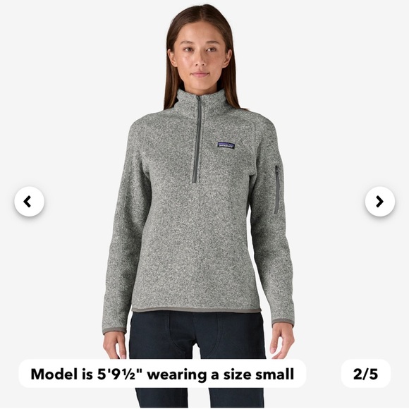 SOLD Patagonia Women’s Better 1/4 Zip Fleece, Size S - Picture 2 of 7